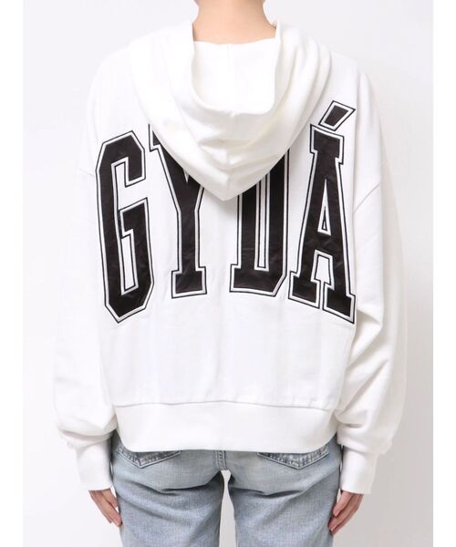 GYDA（ジェイダ）の「GYDA LOOSEスウェットZIP UPパーカー（パーカー・レディース・オフホワイト/グレー/ブラック・FREE）」の12枚目の写真