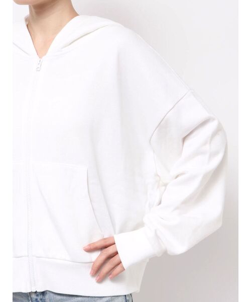 GYDA（ジェイダ）の「GYDA LOOSEスウェットZIP UPパーカー（パーカー・レディース・オフホワイト/グレー/ブラック・FREE）」の14枚目の写真