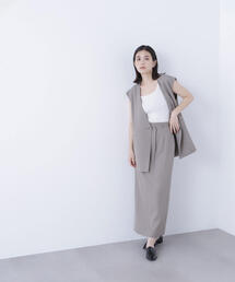 natural beauty basic ミントグリーン半袖ロングワンピース natural beauty basic ミントグリーン半袖ロングワンピース