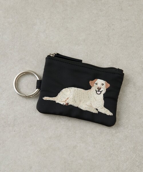 BEARDSLEY（ビアズリー）の「Dogポーチ（ポーチ・レディース・ホワイト/ブラウン/ベージュ系その他/ベージュ系その他2/ブラック系その他/ベージュ系その他3/ブラック系その他2・FREE）」の6枚目の写真