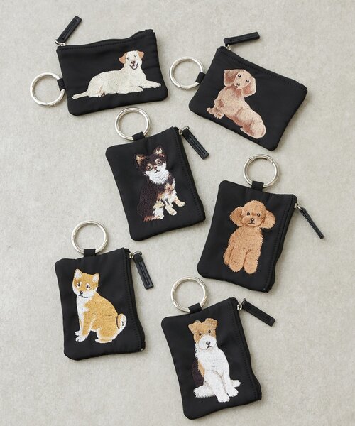 BEARDSLEY（ビアズリー）の「Dogポーチ（ポーチ・レディース・ホワイト/ブラウン/ベージュ系その他/ベージュ系その他2/ブラック系その他/ベージュ系その他3/ブラック系その他2・FREE）」の15枚目の写真