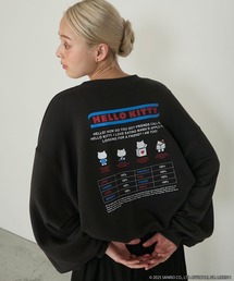 sanrio（サンリオ）の「【HELLO KITTY × forksy.】アソート フロントロゴプリント オーバーサイズ スウェット（スウェット）」