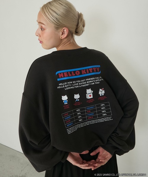 HELLO KITTY × forksy.】アソート フロントロゴプリント オーバー