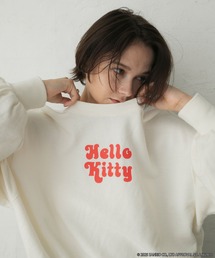 sanrio（サンリオ）の「【HELLO KITTY × forksy.】アソート フロントロゴプリント オーバーサイズ スウェット（スウェット・レディース）」