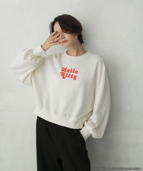 HELLO KITTY × forksy.】アソート フロントロゴプリント オーバー