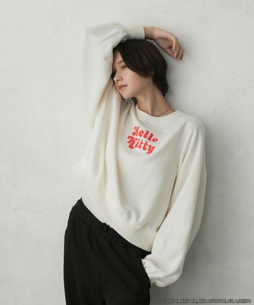 HELLO KITTY × forksy.】アソート フロントロゴプリント オーバー