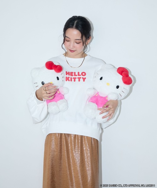 HELLO KITTY × forksy.】アソート フロントロゴプリント オーバー