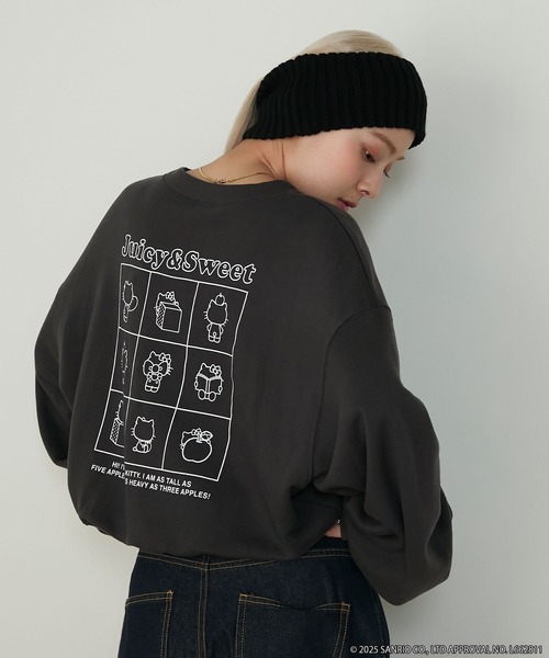 HELLO KITTY × forksy.】アソート フロントロゴプリント オーバー