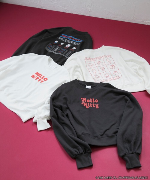 HELLO KITTY × forksy.】アソート フロントロゴプリント オーバー