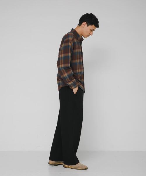 URBAN RESEARCH Sonny Label（アーバンリサーチサニーレーベル）の「リラックスフィットチェックレギュラーシャツ（シャツ/ブラウス・メンズ・ブルー系その他/グレー系その他/ブラウン系その他・MEDIUM/LARGE）」の12枚目の写真