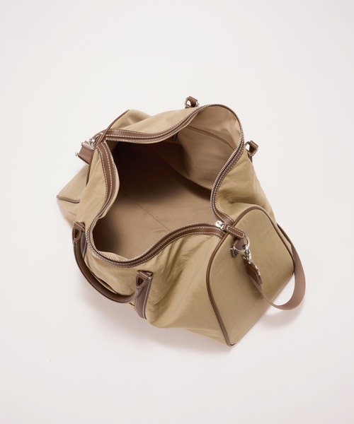 EFOLE（エフォル）の「【ZOZO限定】Nylon large boston bag / ナイロンLボストンバッグ（ボストンバッグ・レディース・ブラック/ベージュ・FREE）」の6枚目の写真