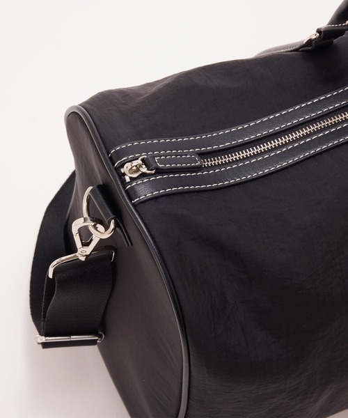 EFOLE（エフォル）の「【ZOZO限定】Nylon large boston bag / ナイロンLボストンバッグ（ボストンバッグ・レディース・ブラック/ベージュ・FREE）」の4枚目の写真