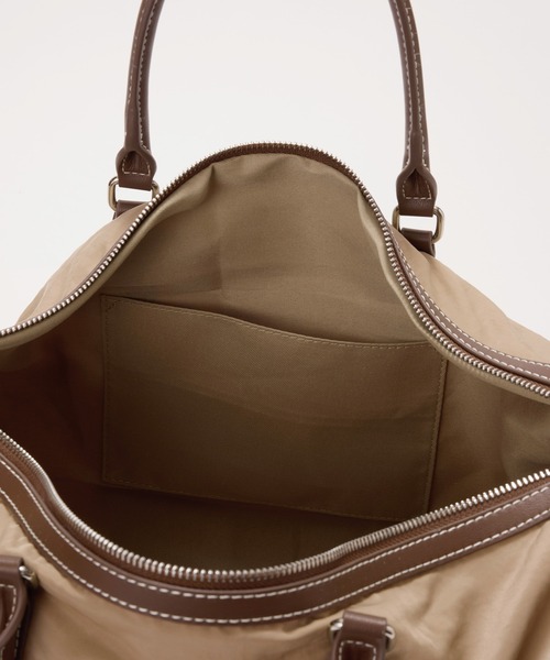 EFOLE（エフォル）の「【ZOZO限定】Nylon large boston bag / ナイロンLボストンバッグ（ボストンバッグ・レディース・ブラック/ベージュ・FREE）」の15枚目の写真