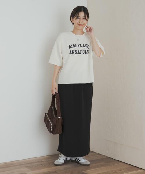 URBAN RESEARCH DOORS（アーバンリサーチドアーズ）の「カットジョーゼットストレートスカート（スカート・レディース・ブラック・SMALL/MEDIUM）」の8枚目の写真