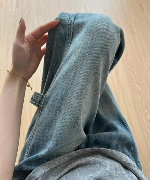 REBALANCE(リバランス)の「ワイドレッグデザインデニム(デニムパンツ・レディース・A・MEDIUM/LARGE/X-LARGE)」の3枚目の写真