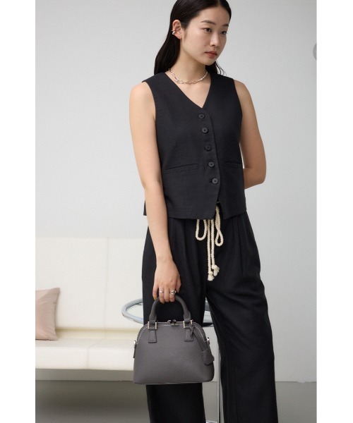 AZUL by moussy（アズールバイマウジー）の「ダブルジッパーハンドバッグ（ショルダーバッグ・レディース・ブラック/グレー/レッド・FREE）」の12枚目の写真