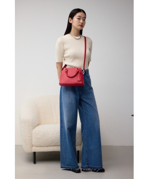 AZUL by moussy（アズールバイマウジー）の「ダブルジッパーハンドバッグ（ショルダーバッグ・レディース・ブラック/グレー/レッド・FREE）」の20枚目の写真