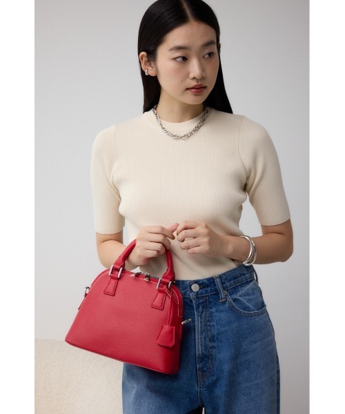 AZUL by moussy（アズールバイマウジー）の「ダブルジッパーハンドバッグ（ショルダーバッグ・レディース・ブラック/グレー/レッド・FREE）」の21枚目の写真