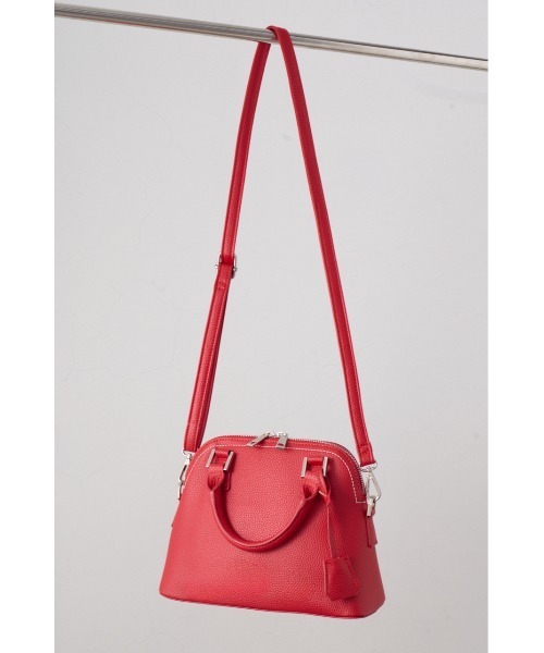 AZUL by moussy（アズールバイマウジー）の「ダブルジッパーハンドバッグ（ショルダーバッグ・レディース・ブラック/グレー/レッド・FREE）」の22枚目の写真