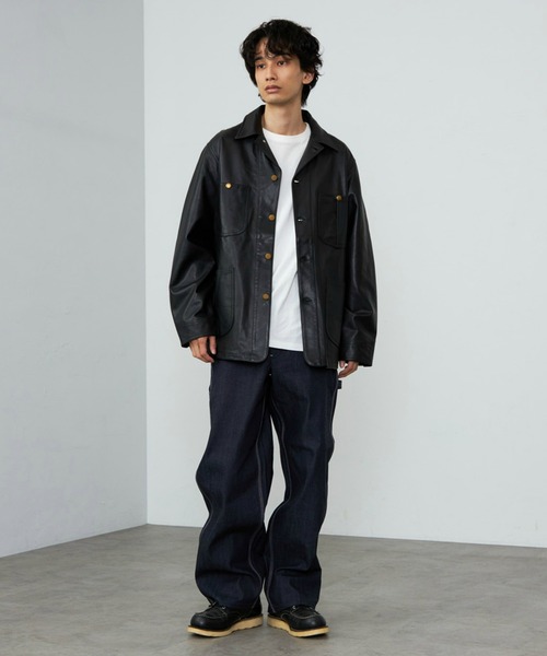 Lee（リー）の「Lee/リー 【新作】LOCO JACKET RAM LEATHER レザージャケット/ロコジャケット/レザー（その他アウター・メンズ・ブラック・38/42/44/40/36）」の7枚目の写真