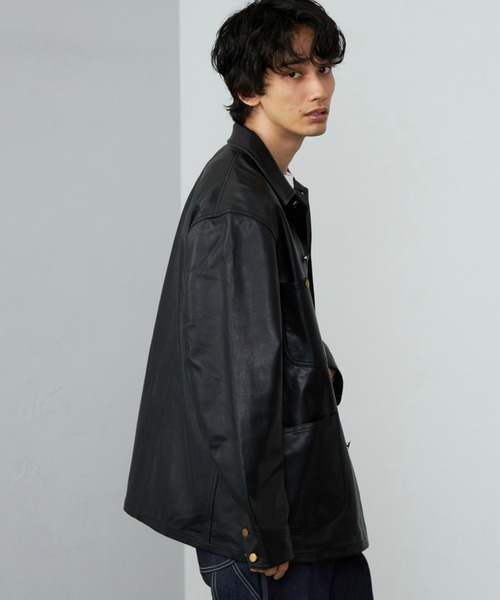 Lee（リー）の「Lee/リー 【新作】LOCO JACKET RAM LEATHER レザージャケット/ロコジャケット/レザー（その他アウター・メンズ・ブラック・38/42/44/40/36）」の8枚目の写真