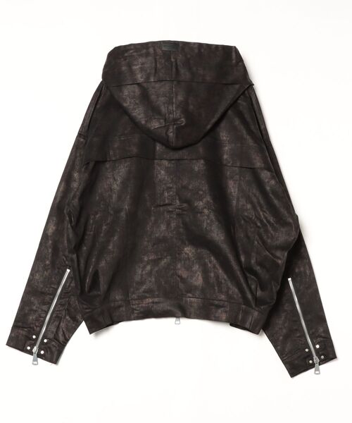 ROYAL FLASH（ロイヤルフラッシュ）の「A.F ARTEFACT/エーエフ・アーティファクト/Metal Steam Camouflage Hooded Blouson/ag-12004-1（ブルゾン・メンズ・ブラック・2/3）」の6枚目の写真