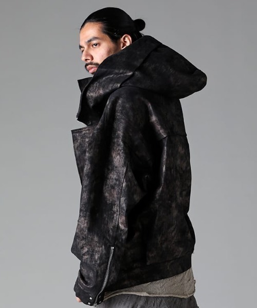 ROYAL FLASH（ロイヤルフラッシュ）の「A.F ARTEFACT/エーエフ・アーティファクト/Metal Steam Camouflage Hooded Blouson/ag-12004-1（ブルゾン・メンズ・ブラック・2/3）」の2枚目の写真