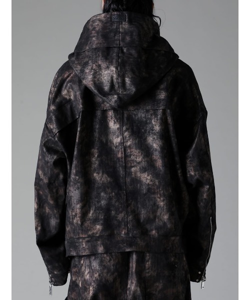 ROYAL FLASH（ロイヤルフラッシュ）の「A.F ARTEFACT/エーエフ・アーティファクト/Metal Steam Camouflage Hooded Blouson/ag-12004-1（ブルゾン・メンズ・ブラック・2/3）」の3枚目の写真