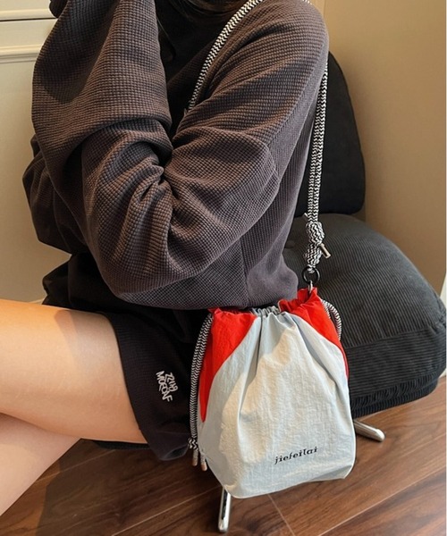 【RULE THE FATE】巾着 ショルダーバッグ RULE THE FATE】巾着 ショルダーバッグ - メルカリ