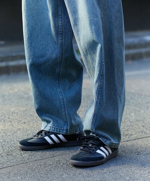 FREAK'S STORE（フリークスストア）の「FREAK’S STORE/フリークスストア ワイドシルエット ツイステッド カーブデニムパンツ（デニムパンツ・メンズ・ブラック/ネイビー/サックスブルー・SMALL/MEDIUM/LARGE）」の7枚目の写真