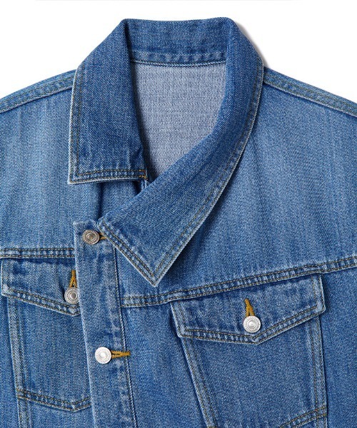 soduk（スドーク）の「【soduk】overlap denim vest（ベスト・レディース・ブルー・ONE SIZE）」の6枚目の写真