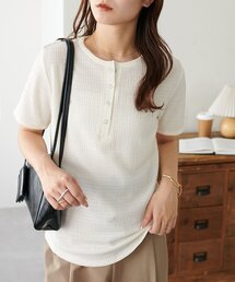 【WEB限定】ジャガードリングドット半袖Tシャツ