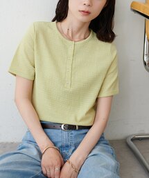 【WEB限定】ジャガードリングドット半袖Tシャツ