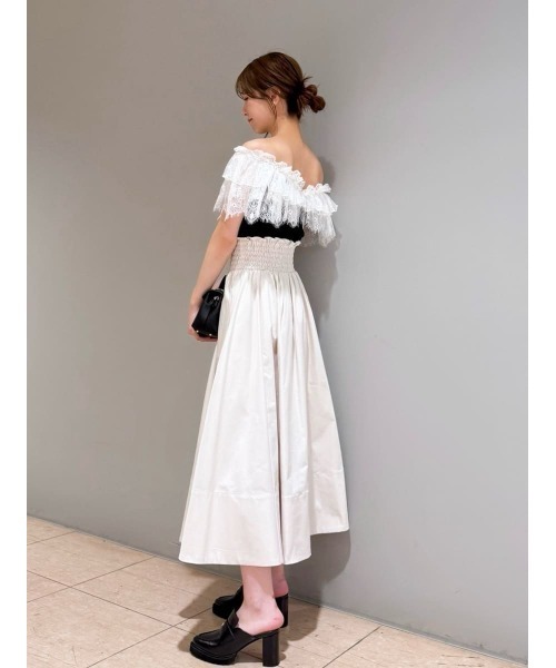 フロントジップフレアスカート（スカート）｜SNIDEL（スナイデル）の