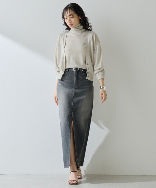 セール】デニムスリットスカート（デニムスカート）｜Whim Gazette