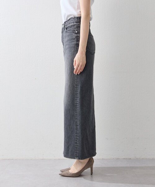 Whim Gazette（ウィムガゼット）の「デニムスリットスカート（デニムスカート・レディース・グレー・38/36）」の18枚目の写真