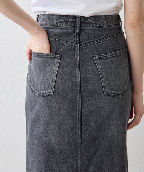 Whim Gazette（ウィムガゼット）の「デニムスリットスカート（デニムスカート・レディース・グレー・38/36）」の21枚目の写真