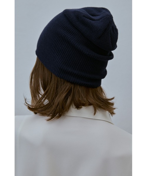 un/neu（アンノイ）の「ルーズ編みシンプルニットキャップ / ニットビーニー（ニットキャップ/ビーニー・レディース・ブラック/ネイビー/グレー・FREE）」の18枚目の写真