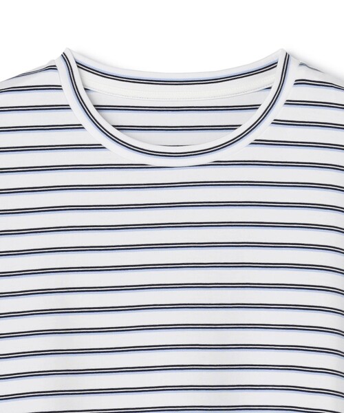 UNFILO(アンフィーロ)の「コットンスムース レイヤードインナー(Tシャツ/カットソー・レディース・ネイビー系2/ホワイト系/ブラック系1・XX-LARGE/X-LARGE)」の22枚目の写真