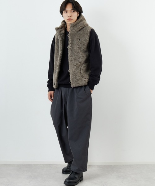 WEB限定】[GYMPHLEX/ジムフレックス] ボアフードベスト（ベスト