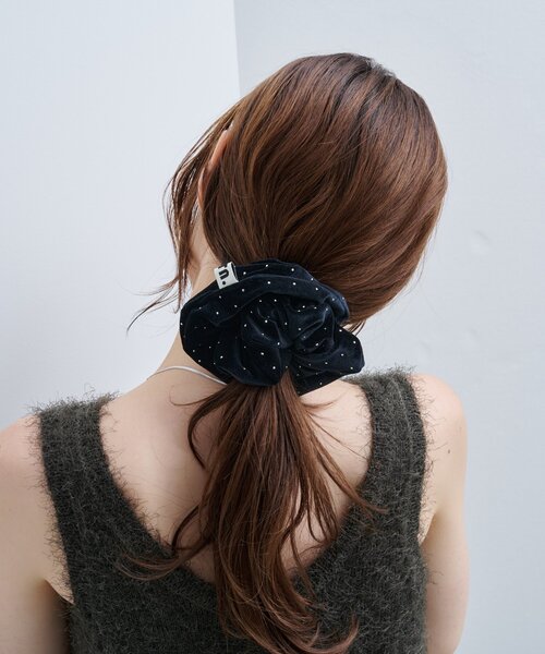 セール】【新色追加/5色展開/fiw.】スタッズシュシュ（シュシュ