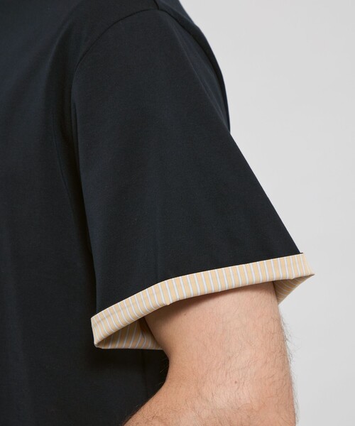 MACKINTOSH LONDON（マッキントッシュ ロンドン）の「レイヤースリーブTシャツ（Tシャツ/カットソー・メンズ・パープル/ブラック・M/XL/L）」の6枚目の写真