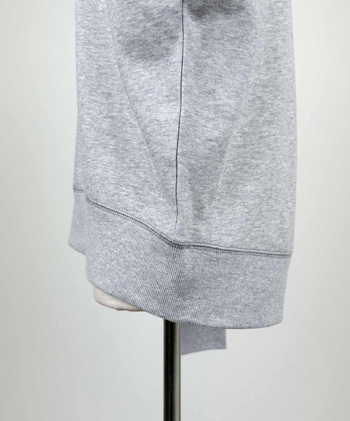 DIARIUM（ディアリウム）の「【日本製】襟フリル付きミニ裏毛プルオーバー(襟取り外し可)（Tシャツ/カットソー・レディース・グレー/ネイビー・M）」の6枚目の写真