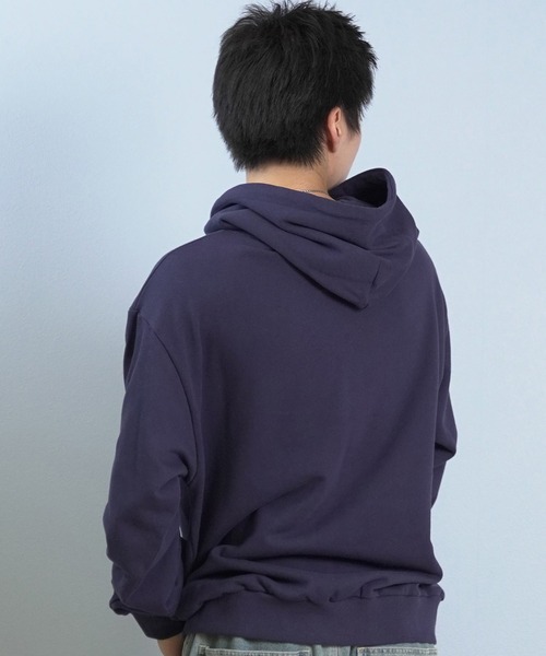 girl(ガール)の「GIRL/ガール OG ARCH HOOD パーカー GR25FUM01(パーカー・メンズ・ライトグレー/ブラック/パープル・L/M/XL)」の15枚目の写真