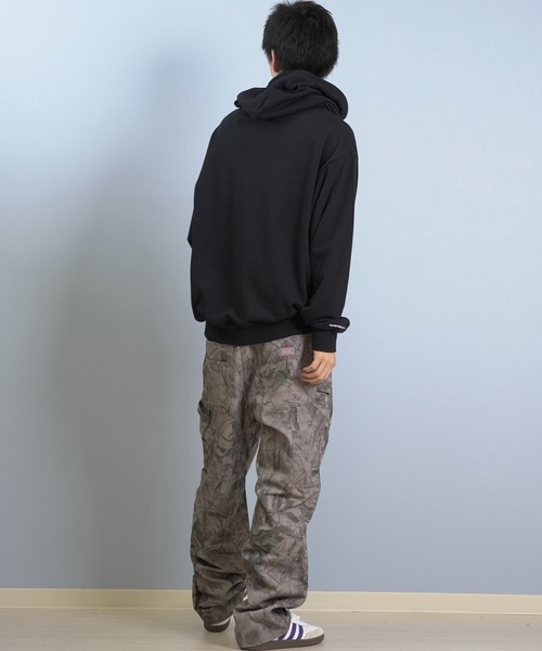 girl(ガール)の「GIRL/ガール OG ARCH HOOD パーカー GR25FUM01(パーカー・メンズ・ライトグレー/ブラック/パープル・L/M/XL)」の5枚目の写真