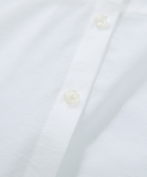 VIS（ビス）の「フード付きクロップドシアーシャツ（シャツ/ブラウス・レディース・ブラック/オフホワイト/ピンク・FREE）」の8枚目の写真