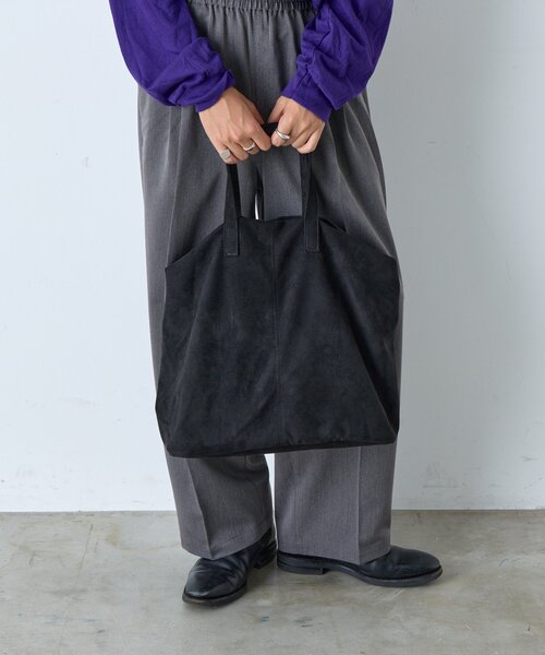 WHIMSIC(ウィムジック)の「【WHIMSIC】ヴィーガンレザー3ウェイトートバッグ(トートバッグ・レディース・キャメル/ブラック・FREE)」の1枚目の写真