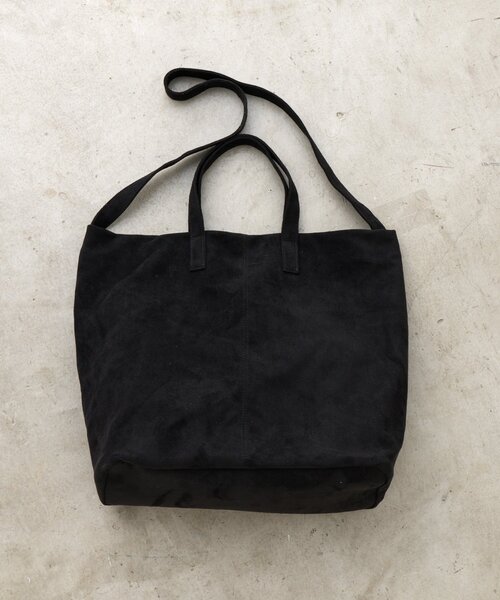 WHIMSIC(ウィムジック)の「【WHIMSIC】ヴィーガンレザー3ウェイトートバッグ(トートバッグ・レディース・キャメル/ブラック・FREE)」の3枚目の写真