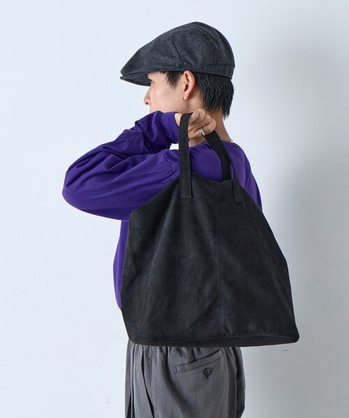 WHIMSIC(ウィムジック)の「【WHIMSIC】ヴィーガンレザー3ウェイトートバッグ(トートバッグ・レディース・キャメル/ブラック・FREE)」の5枚目の写真