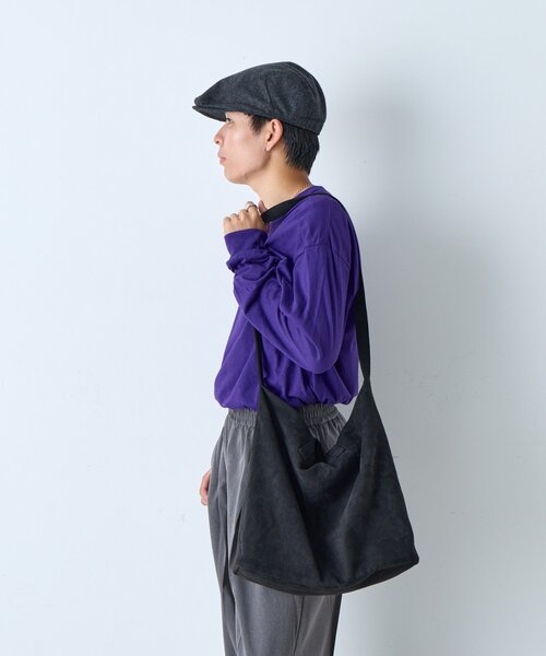 WHIMSIC(ウィムジック)の「【WHIMSIC】ヴィーガンレザー3ウェイトートバッグ(トートバッグ・レディース・キャメル/ブラック・FREE)」の7枚目の写真